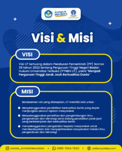 Visi Misi Universitas Terbuka