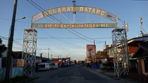 Gerbang Selamat Datang di Penajam Paser Utara